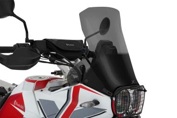 Wunderlich Marathon Windscreen, without OEM Enduro Handguards, Tinted
